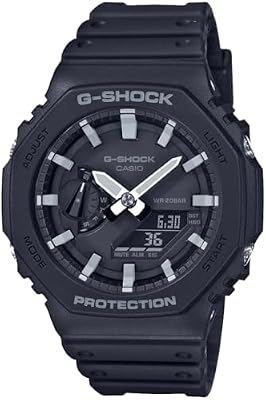 G-shock Relógio Masculino Ga-2100 Carbono em Resina e Carbono - CA. GA-2100-1AER