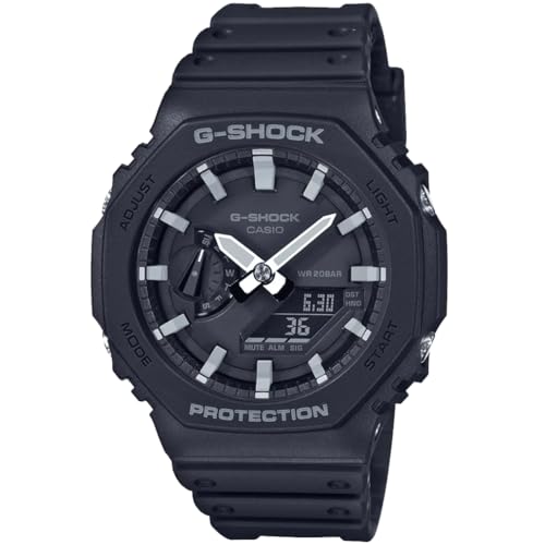 G-shock Reloj para Hombre Ga-2100 Carbon en Resina y Carbono - CA.GA-2100-1AER
