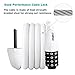 Titanker Bike Lock, Bicycle Lock 4 Feet Cable Lock 1/2 Inch Resettable Bike Locks Combination with Mounting Bracket, Bike Accessories for Bicycle, Electric Scooter, Motorcycle, White