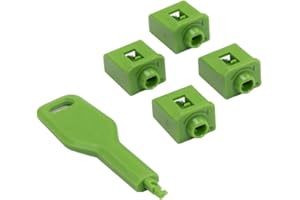 IO Crest SY-ACC24084 Locking SFP Port Dust Blocker with Removal Keys Tool