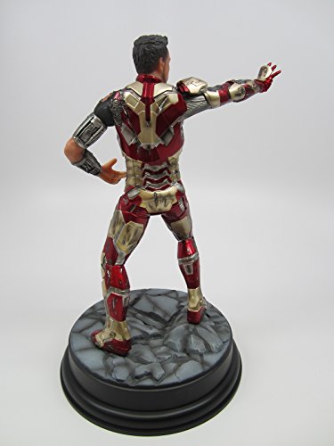 Dragon Models Iron Man 3 MK XLII Battle-Damaged Armor Action Hero Vignette Statue, 1:9 Scale