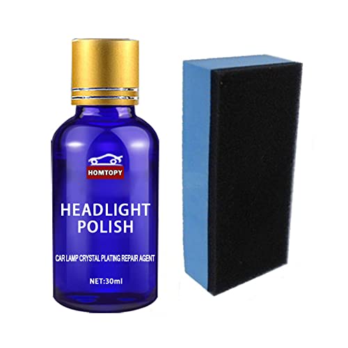 Mua Headlight Restoration Kit，3 Easy Steps to Restore Sun Damaged Headlights with Exclusive UV