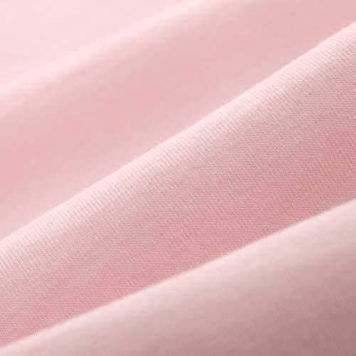 Invug Women Nightwear Short Sleeve Shirt and Shorts Pajama Set V Neck Sleepwear Pink S - Thumbnail 6