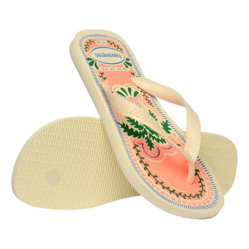 Chinelo Havaianas Top Summer Vibes Cor-Buttercream Tamanho 35-36