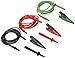 Fluke TL1550B 3 Piece Test Lead Set with Alligator Clips, 5000V DC Voltage, 20A Current, 103-25/128