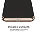 Hovisi 3 in 1 Anti-Scratch Anti-Fingerprint Shockproof Electroplate Frame with Non Slip Coated Case for iPhone7 Plus (Black)