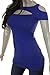 Cold Open Shoulder Cutout Peekaboo Lightweight Cotton New Top Reg & Plus Size