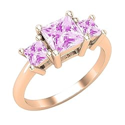Dazzlingrock Collection Princess Lab Created Pink