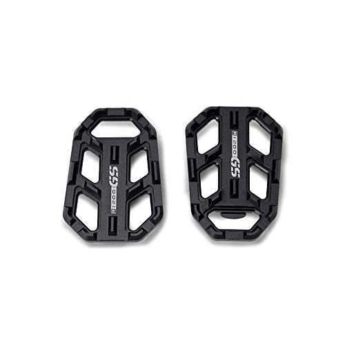 Carrfan Motorcycle Foot Pegs Front Billet Wide Pedals Rest Footpegs for BMW R1200GS G310 2013-2018