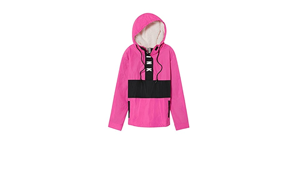 pink sherpa lined jacket