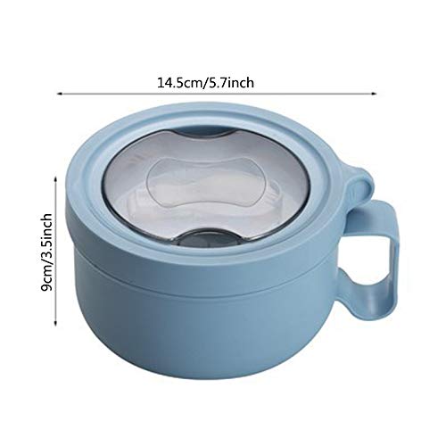 AUEDC-Stainless-Steel-Bento-Lunch-Box-Bowls-Sets-Leak-Proof-Food-Storage-Container-Food-Bowls-Instant-Noodle-Bowl-with-Lid-And-Handle-for-Soup-Noodle-RamenBlue850ML