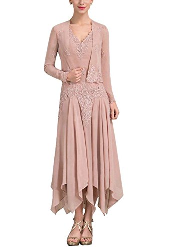 tea length mother of bride dresses