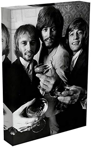 The Bee Gees Stretched Canvas Print 70cm x 50cm