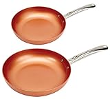 Copper Chef Round Pan- 10 and 12 Inch 2 Pack (Kitchen)