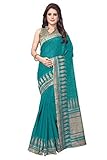 Mirchi Fashion Women's Art Silk Print Indian Saree (2419_Turquoise)