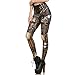 Womens 3d Printed Seamless Character Stretch Leggings High Waist Slim Pencil Pants (XL(US 12/14), Style-5),Style-5,XL(US 12/14)