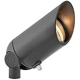 Hinkley Landscape Lighting Satin Black Cast Spot Light â€“ Spotlight Important Landscape Features and Increase Home Security, 50 Watt Maximum Spot Light, Satin Black Finish, 1536SK MR16