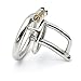 YiFeng Stainless Steel Male Chastity Cage Device Belt Urethral Tube Bondage Fetish ZCS156 (45mm Ring)