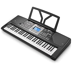 Donner Keyboard Piano, 61 Key Piano Keyboard, Force