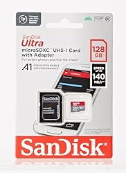 SanDisk 128GB Ultra microSDXC UHS-I Memory Card