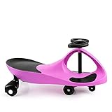 Freetrade Twist Wiggle Car Swing Gyro Car Swivel with Gears Outdoor Playing Toys for Kids No Batteries