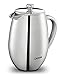 Quiseen Double Wall Stainless Steel French Press Coffee Maker, 1 Liter - 34-Ounce (8 4oz Cups)