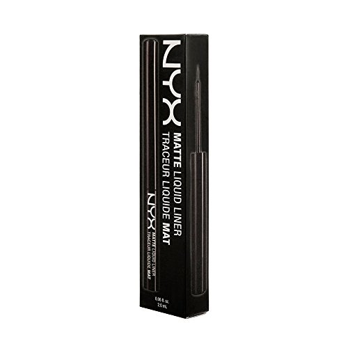 NYX PROFESSIONAL MAKEUP Matte Liquid Eyeliner, Black - //coolthings.us
