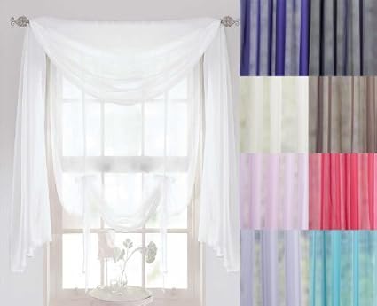 John Aird Voile Scarf 150cm X 500cm Available Black Amazon Co