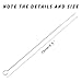 Tattoo Needles Kit, ATOMUS Assorted Sterilized Tattoo Needles 3rl 5rl 7rl 7rl 3rs 5rs 7rs 9rs 5m1 7m1 for Tattoo Supplies Machine (100pcs Tattoo Needles)