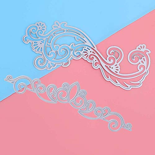Benbo Cutting Dies, Flower Lace Embossing Stencil Dies Cut, Metal Mould Template Cutting Dies Stencil for DIY Scrapbooking Embossing Album Paper Card Decor Craft (Lace Embossing Serial)