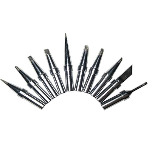 Solder Tips for Weller ST Series Replacement OD 1/4" (6.3mm), ST7 Soldering iron tip For WELLER WLC100 WP25 WP30 WP35/SP40L,SP40N (4PCS)