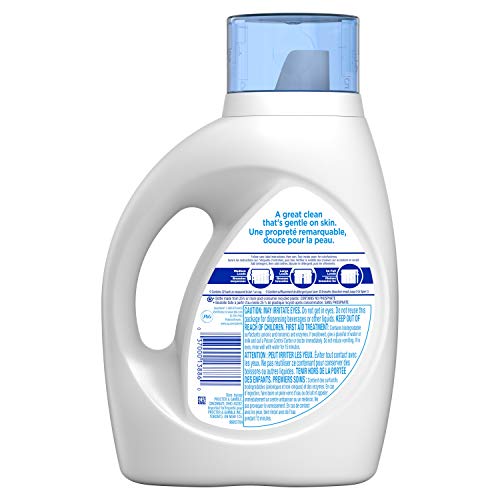 Tide Free and Gentle HE Liquid Laundry Detergent, 50 oz., Unscented and Hypoallergenic for Sensitive - //coolthings.us