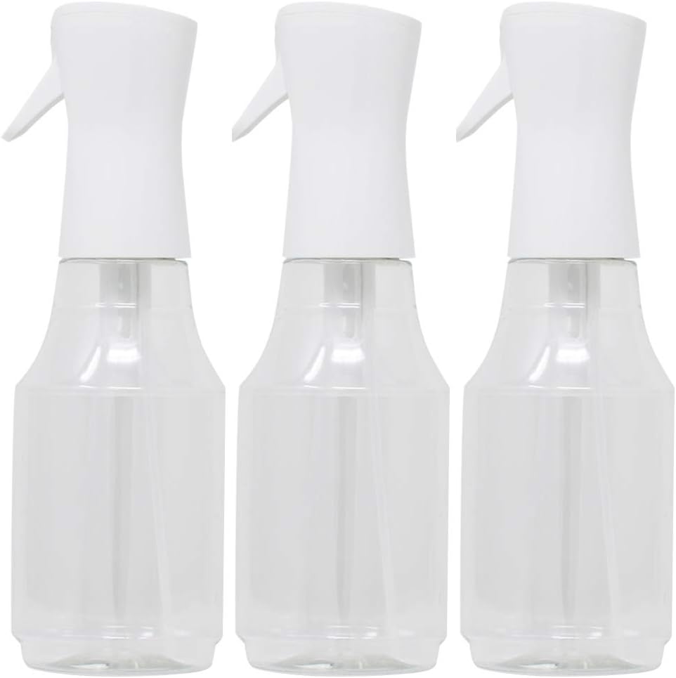 Flairosol Sprayer Continuous Hair Water Mister Spray Bottle (White Head 3 x 24)