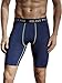 Neleus Men's 3 Pack Compression Short,047,Black,Grey,Navy Blue,US M,EU L