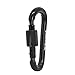 VORNNEX 6PCS Aluminum D Ring Locking Carabiner D Shape Super Light wiregate Carabiner Keychain Clip for Hammock