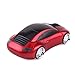 HDE 2.4GHz Sports Car Shape Wireless Ergonomic Optical Mouse with Adjustable DPI (Spider Red)
