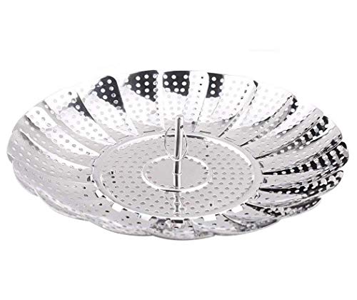 Good Living Stainless Steel Vegetable Steamer Basket For Pots and Pans, Adjustable to 9 Inches - Thumbnail 7