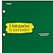 Five Star 4 Pocket Folder, 2 Pocket Folder Plus 2 Additional Pockets, Green (72091)