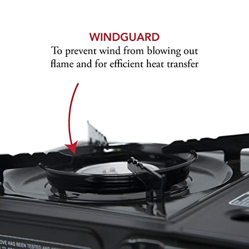 Gas ONE GS1000 7,650 BTU Portable Butane Gas Stove Automatic Ignition