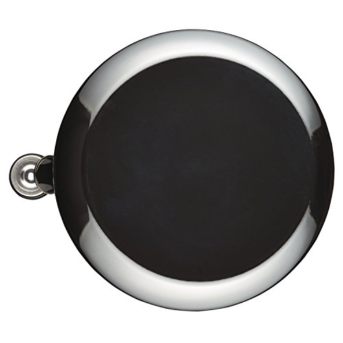 Anolon Allume Teakettles 2-Quart Enamel on Steel Teakettle, Onyx