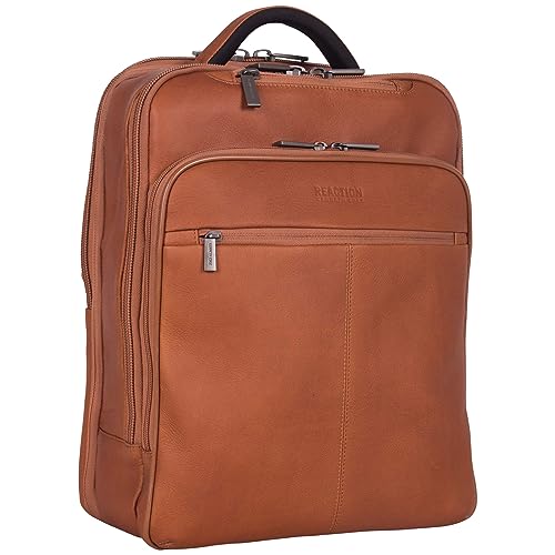 Cole REACTION Manhattan Slim Backpack Colombian Leather Computer Travel Bookbag Bag