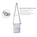 AOCINA Purses for Teen Girls Cell Phone Purse Mini Wallet Canvas Crossbody Bags for Teen Girls Women(Gray)