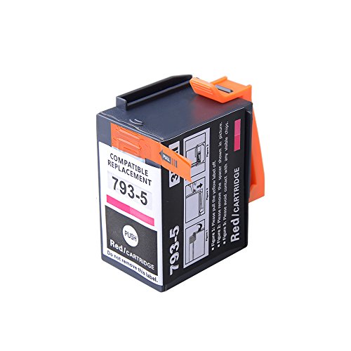 Aomya 793-5 Postage Ink Cartridge Red NON Fluorescent Replacement for Pitney Bowes DM100i/DM200L/DM125i/DM150i/DM175i/DM175i-MH/DM200i/DM225/P700/P7L1/PRL1 Printer Meter - Thumbnail 3