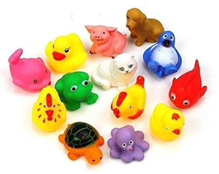 Creative Kids 8 Pcs. Colourful Bath Toys (Premium Quality Bath Toys for Baby)