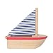 MiO Sailboat + 1 Bean Bag Sailor Peg Doll Imaginative Montessori Style STEM Learning Wooden Building Playset Accessory for Boys and Girls 3 Years + Up by Manhattan Toy