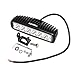 KAWELL 2 Pack 18W LED Light Bar 6.2 Inches 6500K Off Road Waterproof LED Work Spot Light Bar for Jeep Boat ATV SUV Truck Black