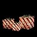 Northlight Set of 3 Lighted White and Red Striped Gift Box Outdoor Christmas Decorations