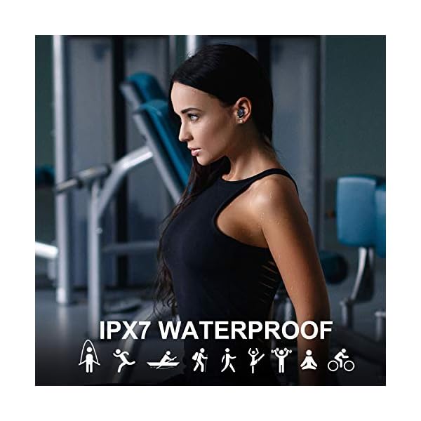 Wireless Headphones, lecover Wireless Earbuds Headphones with Mic, Mini Bluetooth 5.0 Headphones In Ear with Charging…