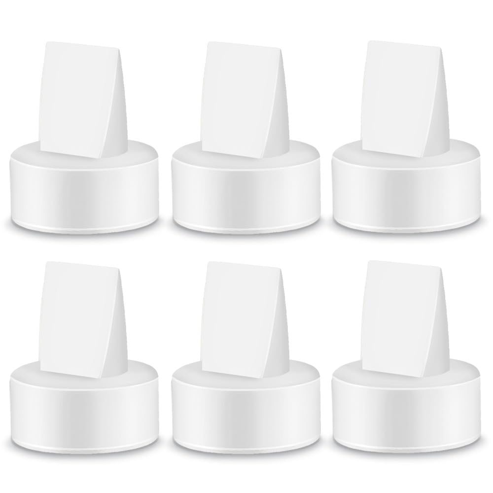 Maymom Duckbill Valves Compatible w/Spectra. Designed for Spectra S1 Spectra S2 Spectra 9 Plus Dew; Not Original Spectra Pump Parts Spectra S2 Accessories Replace Spectra Valve (White, 6ct)