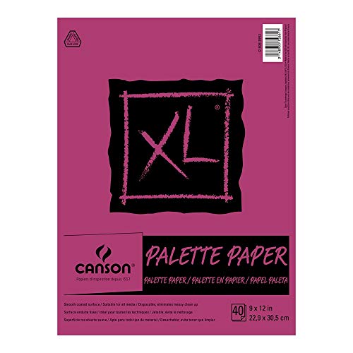 Canson Disposable Palette (40 Sheet Pad) Acrylics - 9 X 12